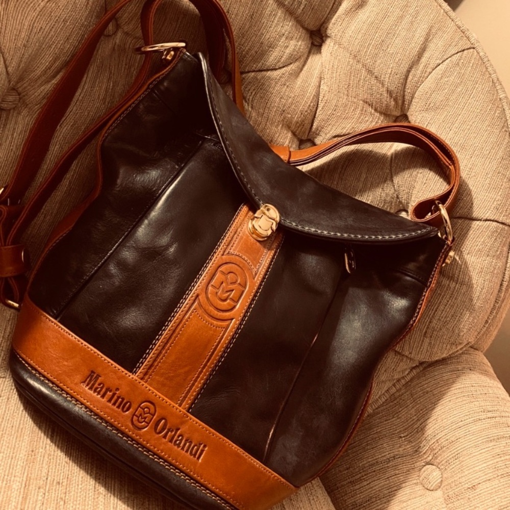 Italian Leather Bucket Bag